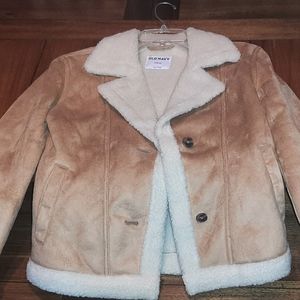 Girls Size 10-12 Old Navy Faux suede jacket